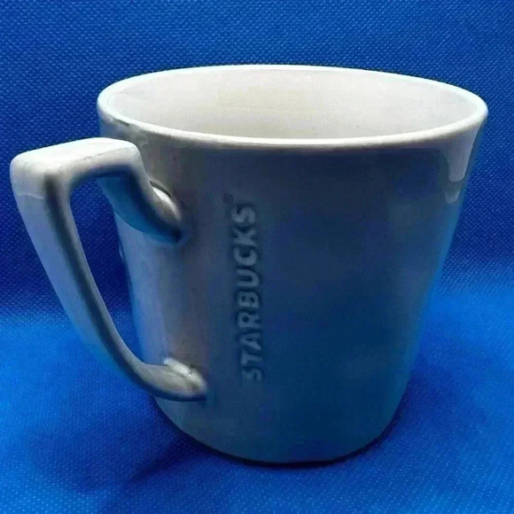 Starbucks Anniversary Siren Compass Swarovski Eye Gray Mug 12 fl oz 2014 - Picture 2 of 4